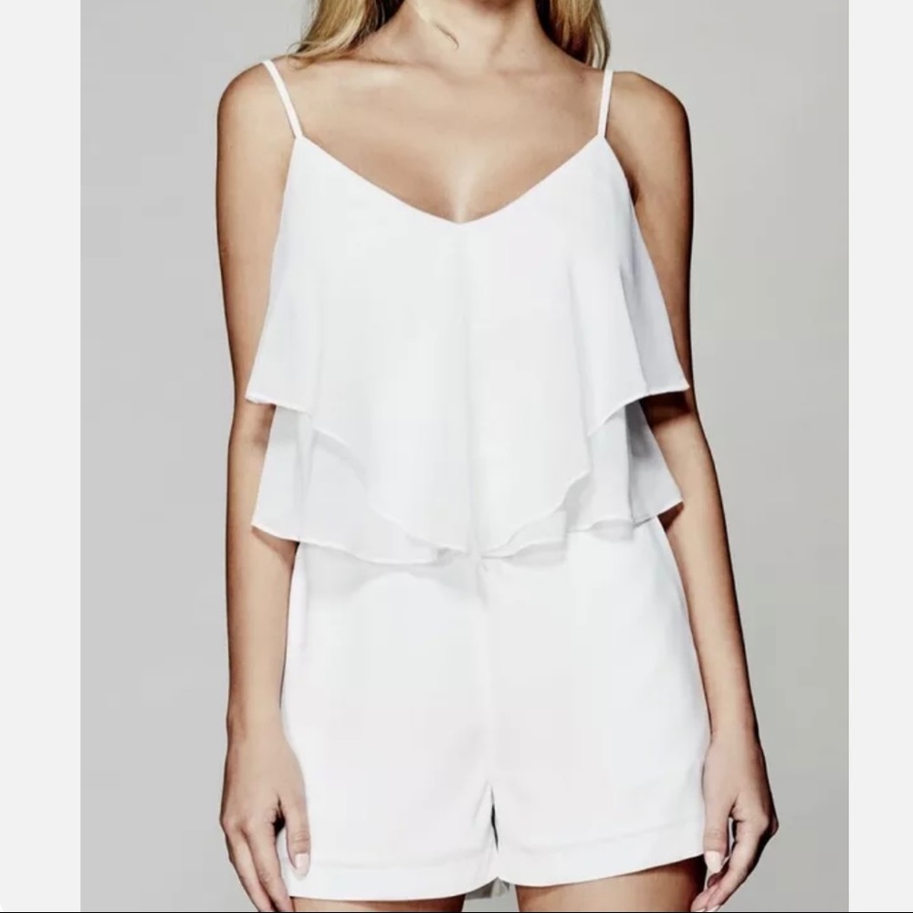 Guess By Marciano Jane White Romper Sz 4